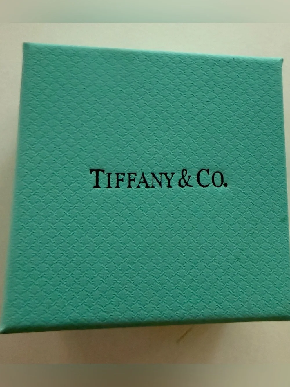Tiffany & Co. Box in Tiffany Blue with Black Logo